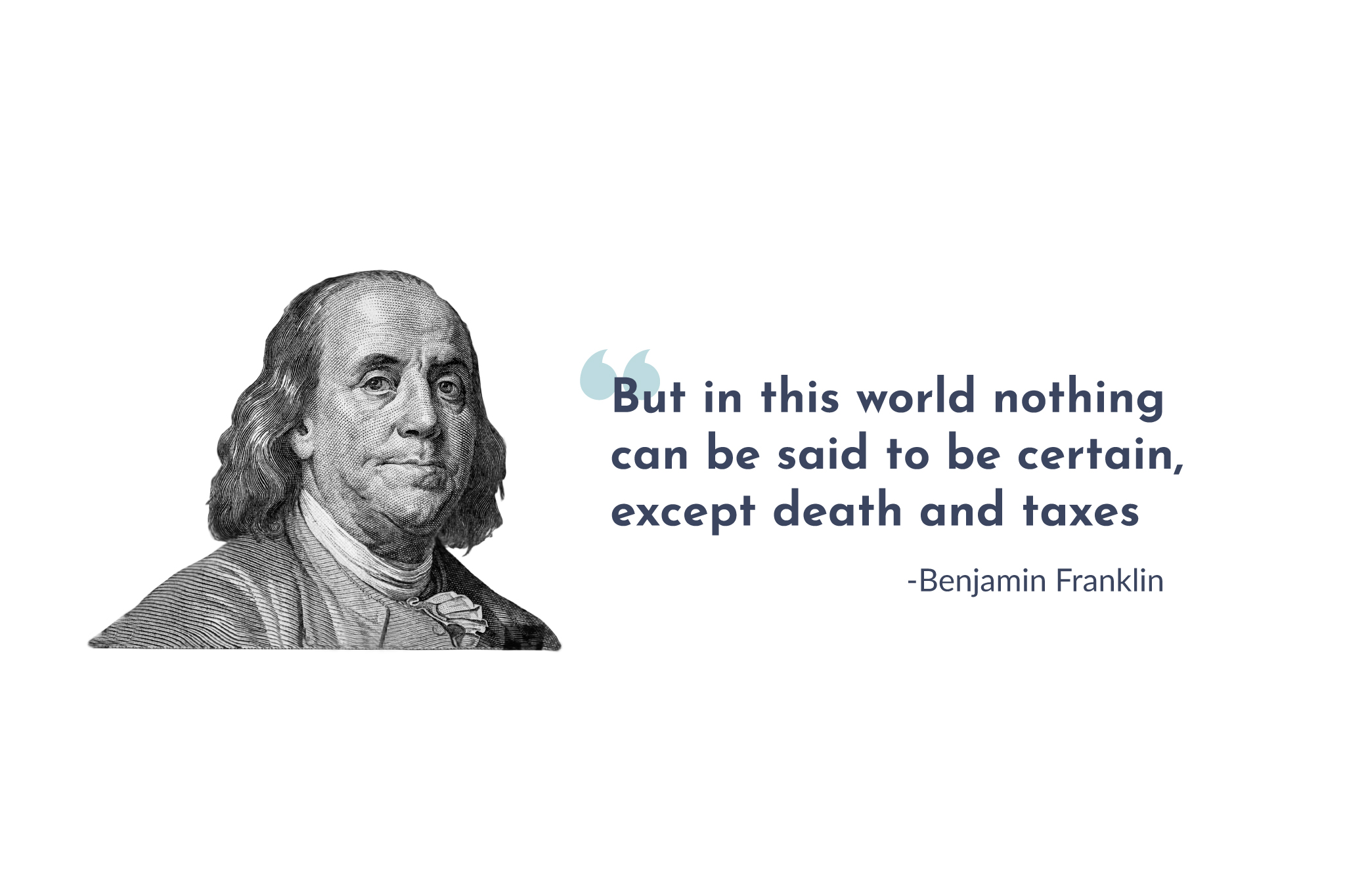 death and taxes ben franklin