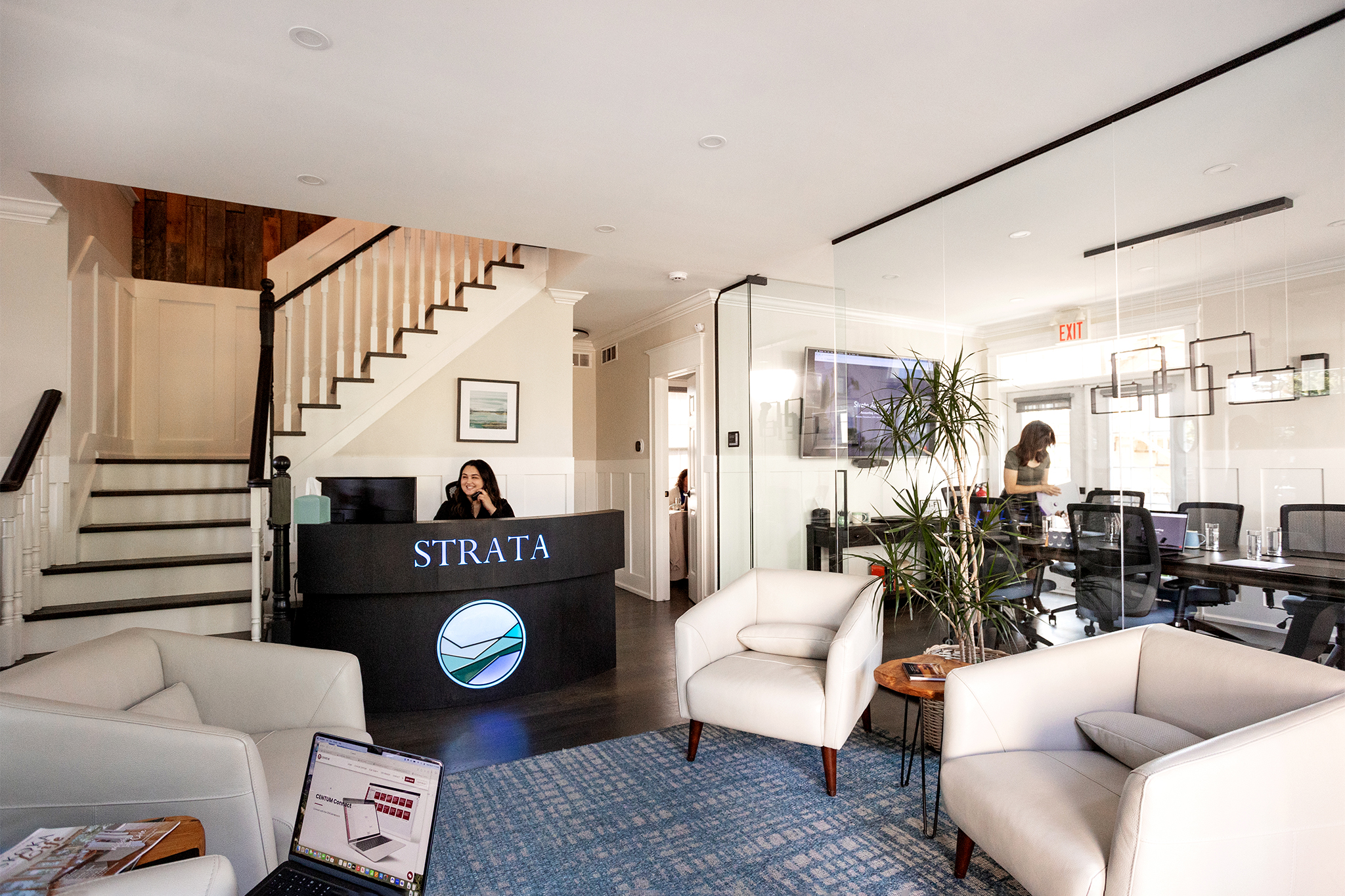 Strata Wealth Front Office with Boardroom Muskoka